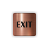 Cedule exit- východ | Piktogram (čtverec)