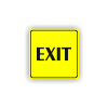 Cedule exit- východ | Piktogram (čtverec)