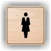 Cedule dámy – plast (piktogram)