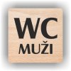 Piktogram - WC MUŽI