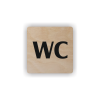 Cedule wc | Piktogram (čtverec)