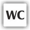 Cedule wc – plast (piktogram)
