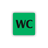 Cedule wc | Piktogram (čtverec)