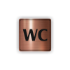 Cedule wc | Piktogram (čtverec)