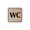 Cedule wc | Piktogram (čtverec)