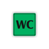 Cedule wc | Piktogram (čtverec)