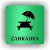 Cedule zahrádka – plast (piktogram)