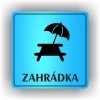 Cedule zahrádka – plast (piktogram)