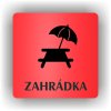 Cedule zahrádka – plast (piktogram)