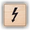 Cedule vysoké napětí – plast (piktogram)