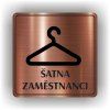Cedule šatna zaměstnanci – plast (piktogram)