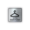 Cedule šatna zaměstnanci | Piktogram (čtverec)