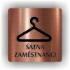 Cedule šatna zaměstnanci – plast (piktogram)