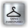 Cedule šatna zaměstnanci – plast (piktogram)