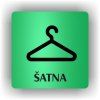 Cedule šatna – plast (piktogram)