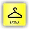 Cedule šatna – plast (piktogram)