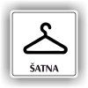 Cedule šatna – plast (piktogram)
