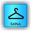 Cedule šatna – plast (piktogram)