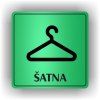Cedule šatna – plast (piktogram)