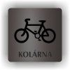 Cedule kolárna – plast (piktogram)