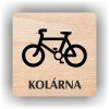 Cedule kolárna – plast (piktogram)