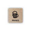 Cedule pivnice | Piktogram (čtverec)