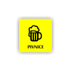 Cedule pivnice | Piktogram (čtverec)