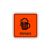 Cedule pivnice | Piktogram (čtverec)
