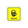 Cedule pivnice | Piktogram (čtverec)