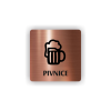 Cedule pivnice | Piktogram (čtverec)