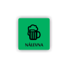 Cedule nálevna | Piktogram (čtverec)