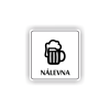 Cedule nálevna | Piktogram (čtverec)