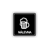 Cedule nálevna | Piktogram (čtverec)