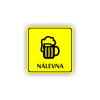 Cedule nálevna | Piktogram (čtverec)