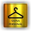 Cedule šatna personál – plast (piktogram)