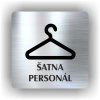 Cedule šatna personál – plast (piktogram)