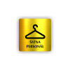 Cedule šatna personál | Piktogram (čtverec)