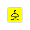 Cedule šatna personál | Piktogram (čtverec)