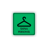Cedule šatna personál | Piktogram (čtverec)