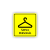 Cedule šatna personál | Piktogram (čtverec)