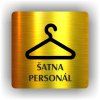 Cedule šatna personál – plast (piktogram)