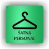 Cedule šatna personál – plast (piktogram)