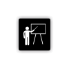 Cedule učebna | Piktogram (čtverec)