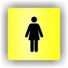 Cedule ženy – plast (piktogram)