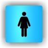 Cedule ženy – plast (piktogram)