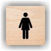 Cedule ženy – plast (piktogram)