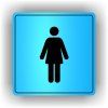 Cedule ženy – plast (piktogram)