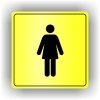 Cedule ženy – plast (piktogram)