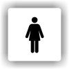 Cedule ženy – plast (piktogram)