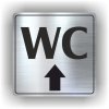 Piktogram - WC NAHORU/ROVNĚ